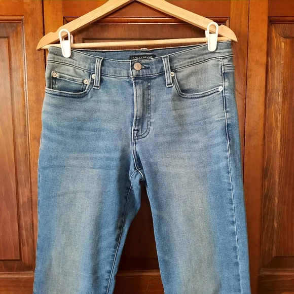 🛍 Lucky Brand Mid Rise Sweet Straight Glass Mount Denim Jeans Size 10/30 - Picture 5 of 15